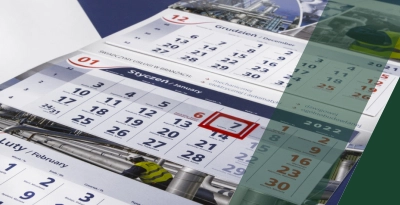 Kalendarium trzy częściowe - nowa odsłona kalendarza trójdzielnego dla firm