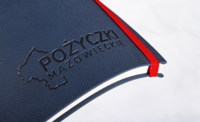 Notatnik b5 firmowy z elastyczną oprawą z gumką