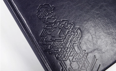 Notes skórzany z tłoczeniem wzoru
