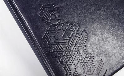 Notes skórzany z tłoczeniem wzoru