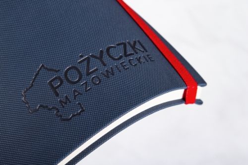 Notatnik b5 firmowy z elastyczną oprawą z gumką