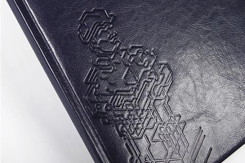 Notes skórzany z tłoczeniem wzoru