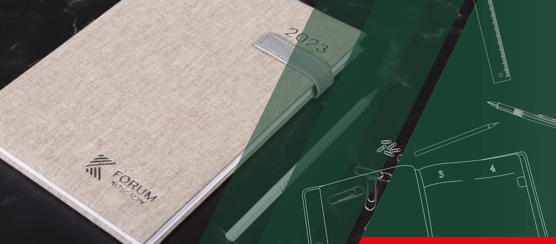 Elegancki kalendarz książkowy dla biznesu, jak wybrać najlepszy design i materiały?