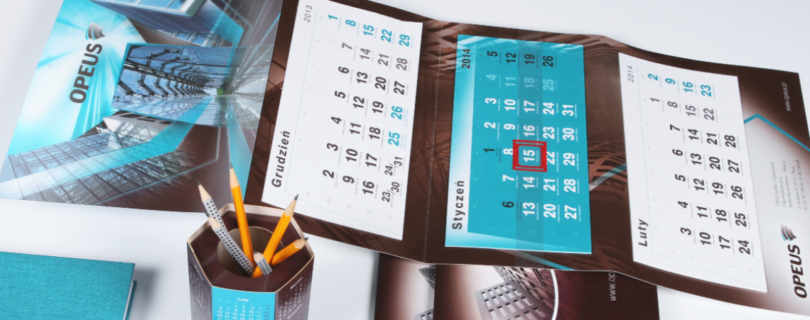 Klasyczne kalendarze dla firm