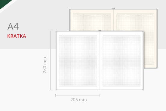 notes a4 kratka