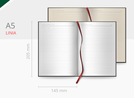 notes reklamowy a5 linia