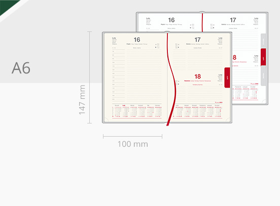 hd kalendarz dzienny a6