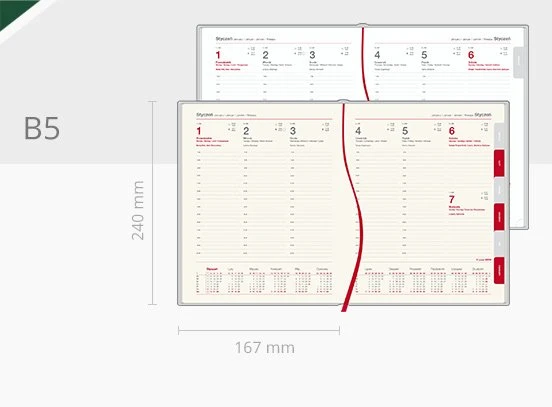 mt kalendarz tygodniowy b5