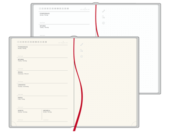 kx kalendarz tygodniowy a5 wieczny