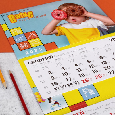 Kalendarz Trojdzielny Swing2025