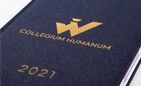 Kalendarz Ksiazkowy Ze Zlotym Hotstampingiem Logo
