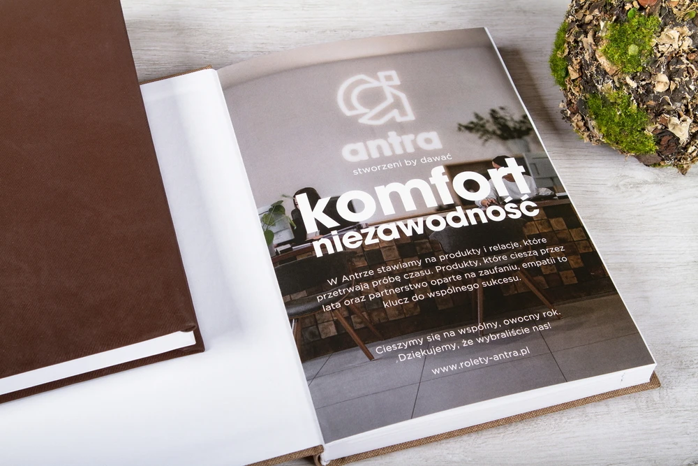 Notes firmowy A5 z gumką i emblematem z logo