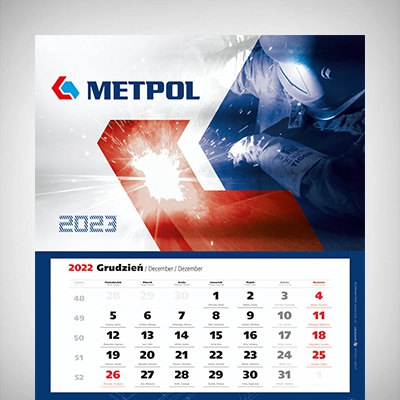 Kalendarz Trojdzielny Metpol